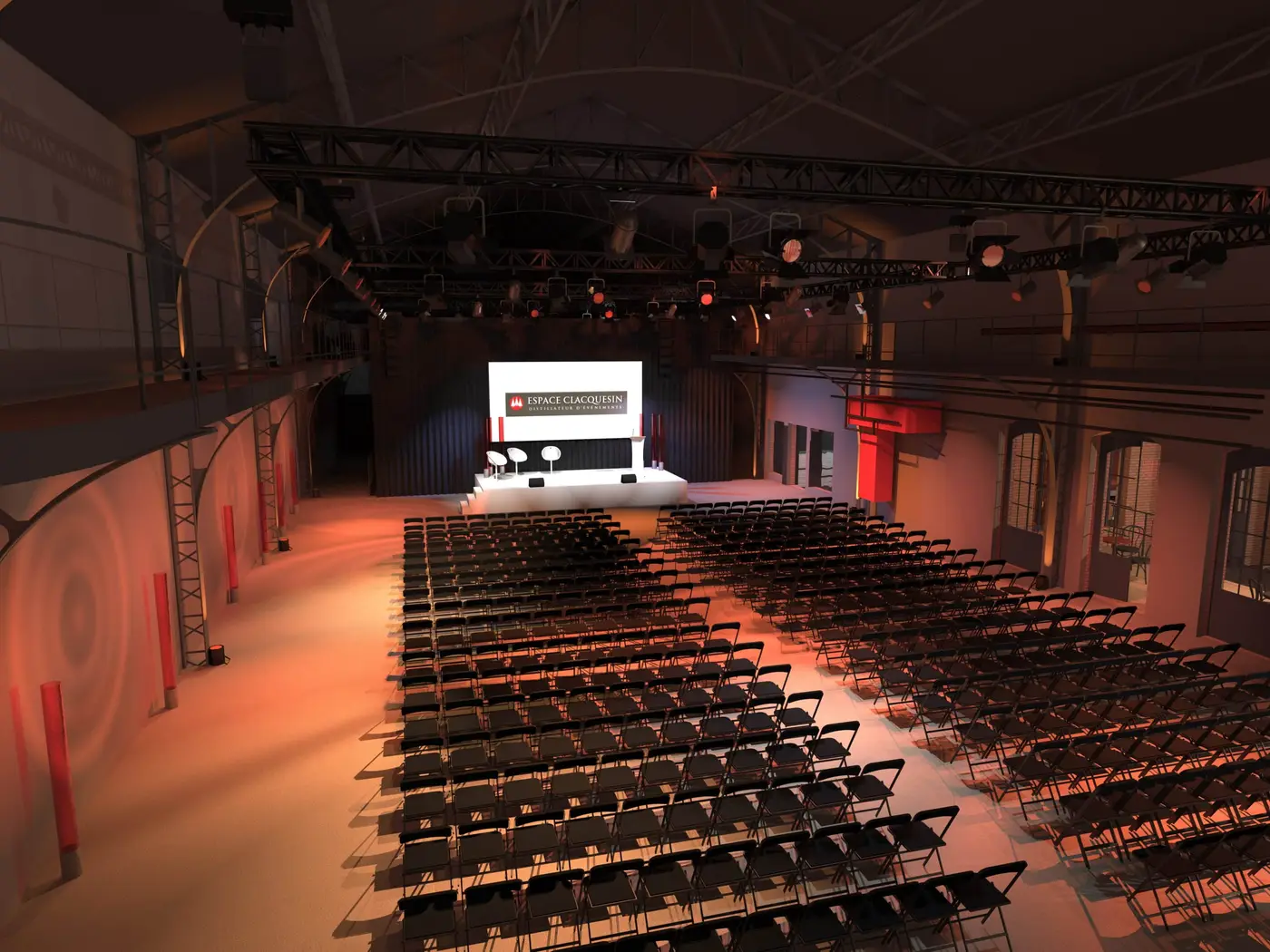 Espace Clacquesin, Aux portes de Paris
